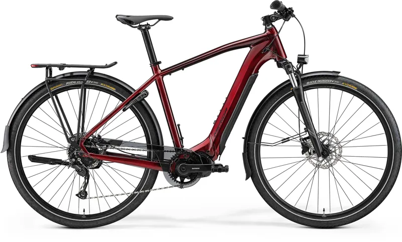 Merida eSpresso 400 S EQ 504Wh Electric Bike in Red and Black