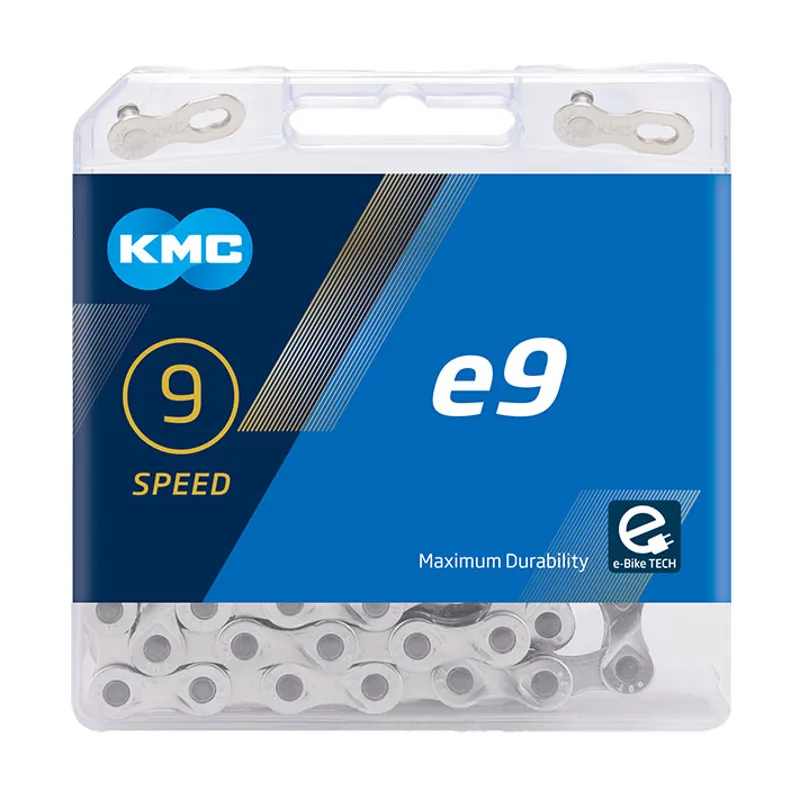 KMC E9 EPT 136 Link 9 Speed E-Bike Chain in Silver