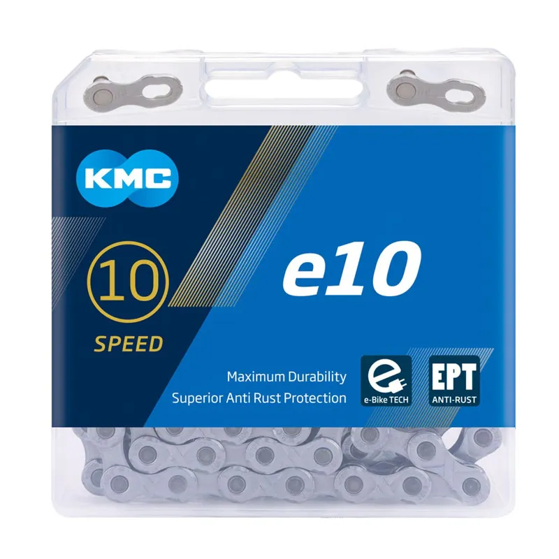 KMC E10 EPT 136L 10 Speed E-Bike Chain in Silver