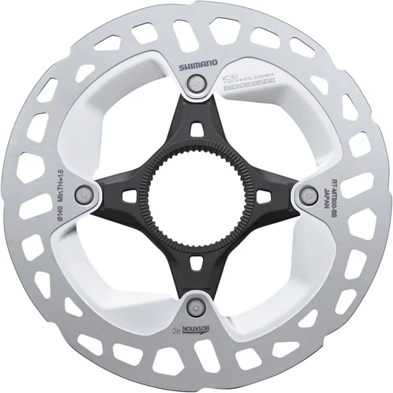 Shimano Deore RT-MT800 Ice Tech Disc Rotor with Internal Lockring