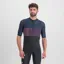 Sportful Snap Short Sleeved Mens Cycling Jersey in Black and Galaxy Blue