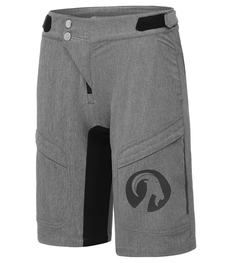 Stolen Goat Womens Gravel Shorts in Grey Marl