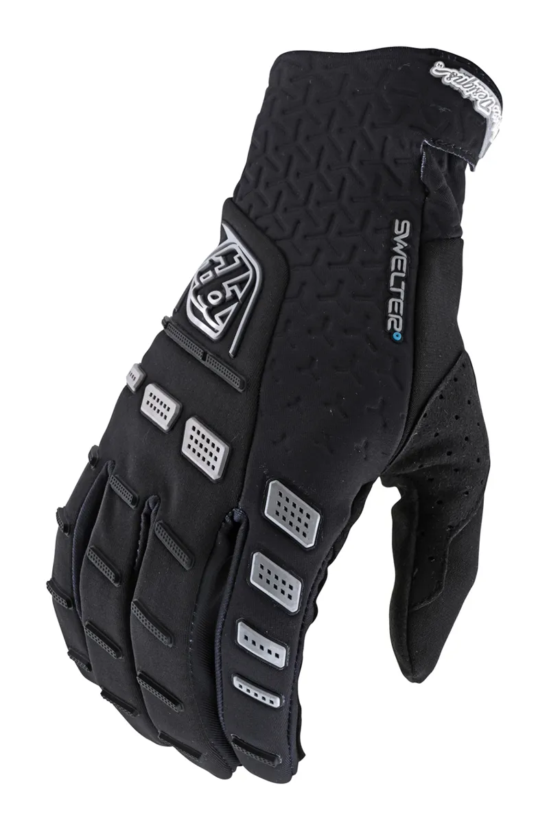 Troy Lee Designs Swelter Long Fingered Cycling Gloves in Black 