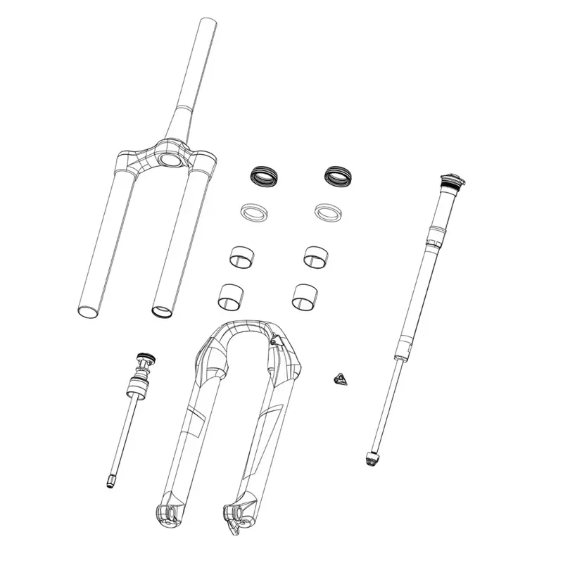 Rock Shox Pike/BoXXer/Lyrik B1/Yari 10-pack 35mm SoloAir B-less Tkns.
