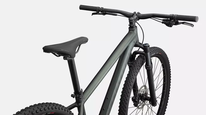 2024 Specialized Rockhopper Comp 29in Hardtail Mountain Bike in Oak Green/Metallic Smoke-3