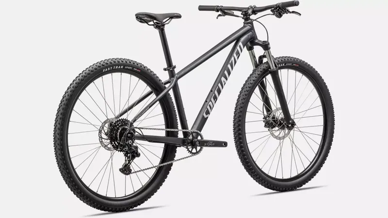 2024 Specialized Rockhopper Sport 29 inch MTB  Satin Black Liquid Metal / White-2