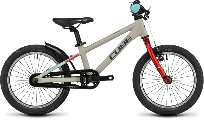 Cube Cubie 160 RT Kid's Bike in Grey/Red