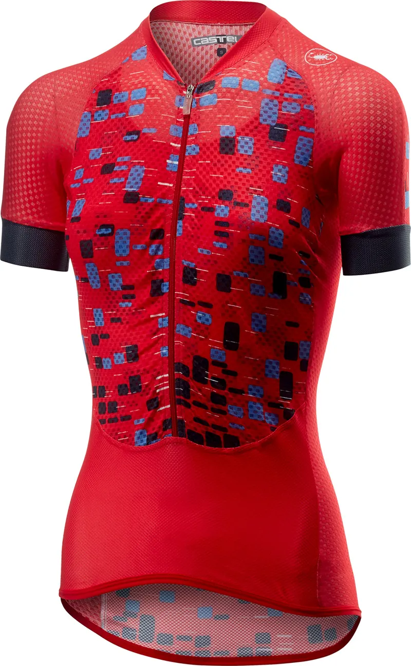Castelli Climbers Womens Short Sleeved Jersey in Hibiscus