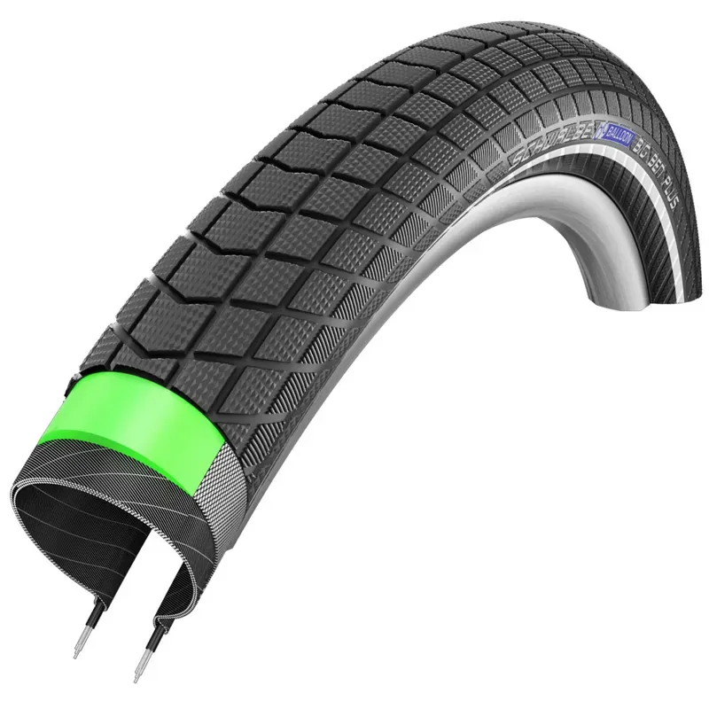 Schwalbe Big Ben Plus 700x50c GreenGuard Tire in Black/Reflect -2