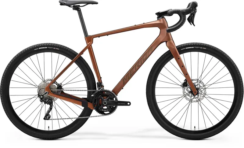 2024 Merida Silex 4000 Road Bike In Bronze/Gold/Black