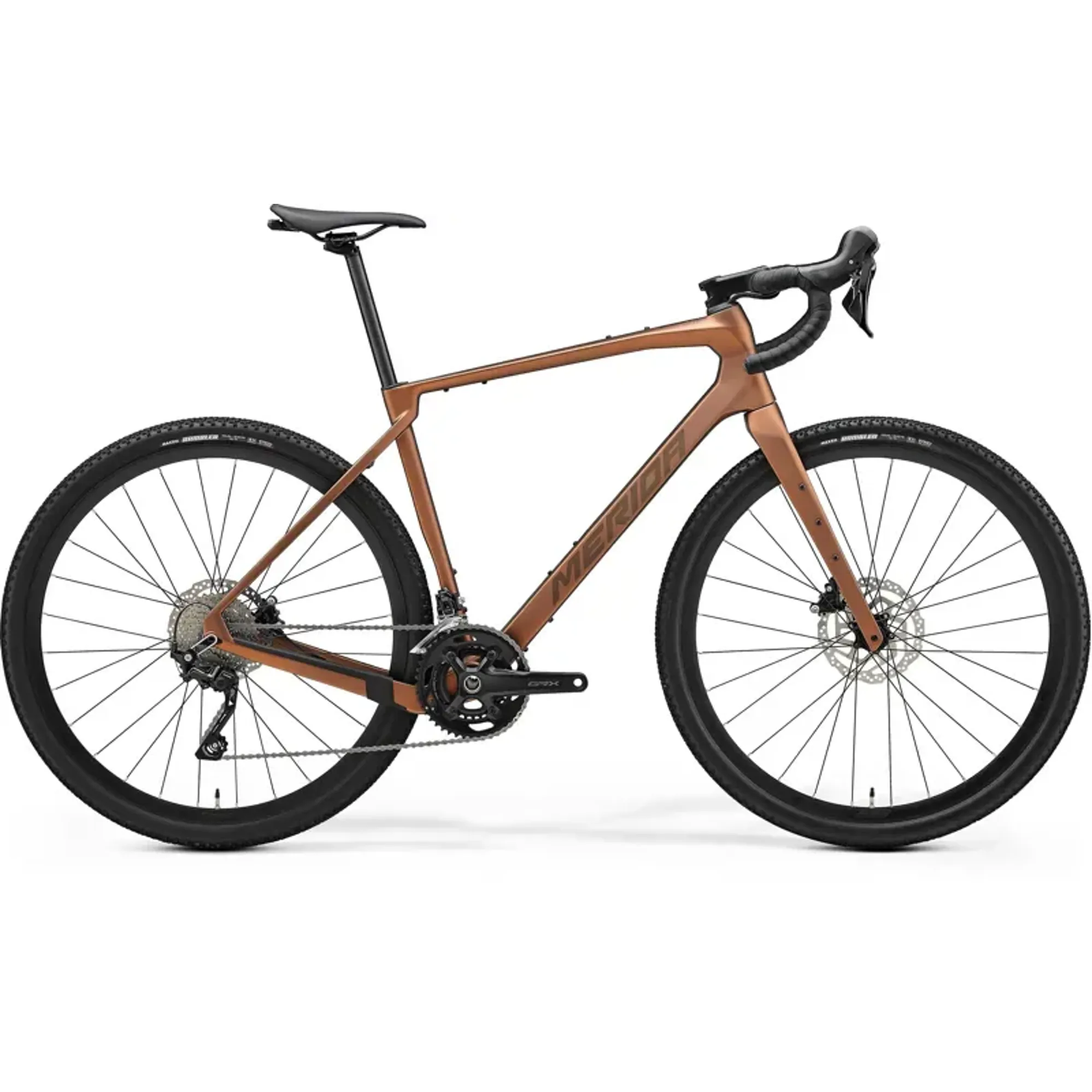 2025 Merida Silex 4000 Carbon Gravel bike in Matt Bronze Gold