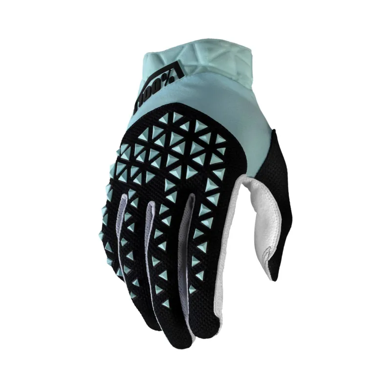 100 PerCent Airmatic Long Fingered Glove Blue and Black-1