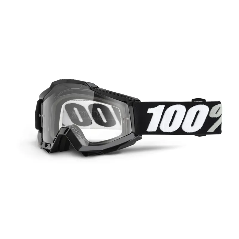 100 PerCent Accuri Goggles Clear Lens with Tornado Black Frame