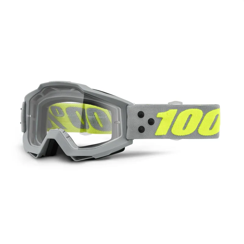 100 PerCent Accuri Goggles Clear Lens with Berlin Grey Frame
