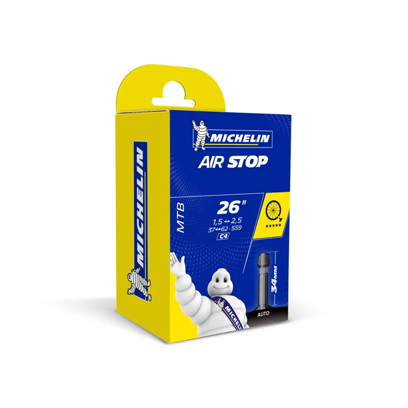 Michelin Airstop Butyl Inner Tube Black-4