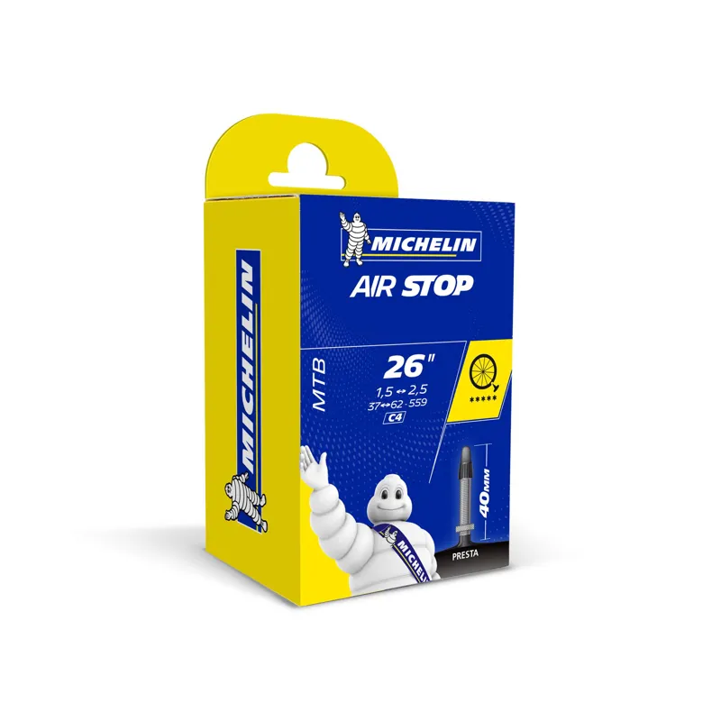 Michelin Airstop Butyl Inner Tube Black-6