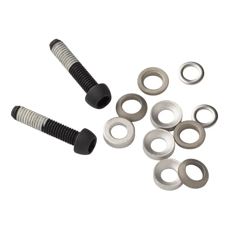 Sram Bracket Mounting Bolts Stainless T25 17mm 2 Pcs Flat Mount Caliper in Silver