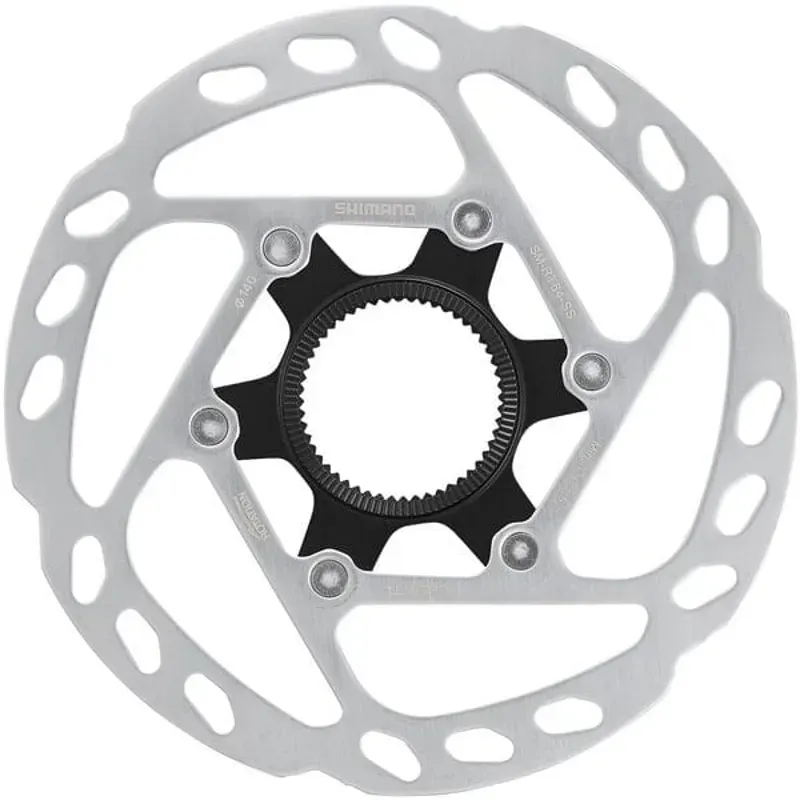Shimano SMRT64 Internal CL 160/140mm Rotor in Silver/Black