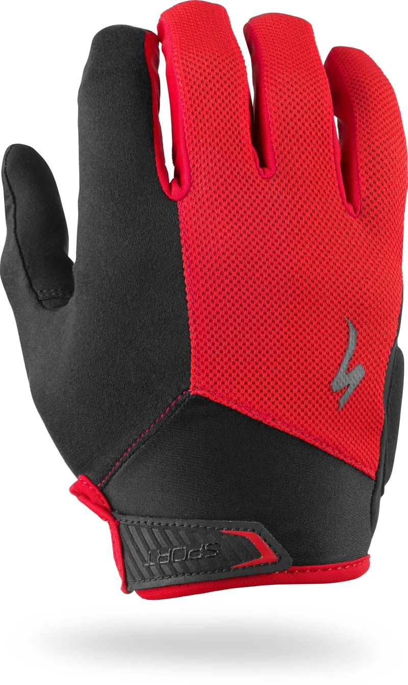 Specialized Body Geometry Sport Long Finger Red
