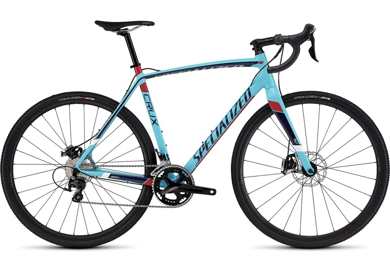 Specialized CruX Sport E5 Gloss Lt Blue Navy Red Black White