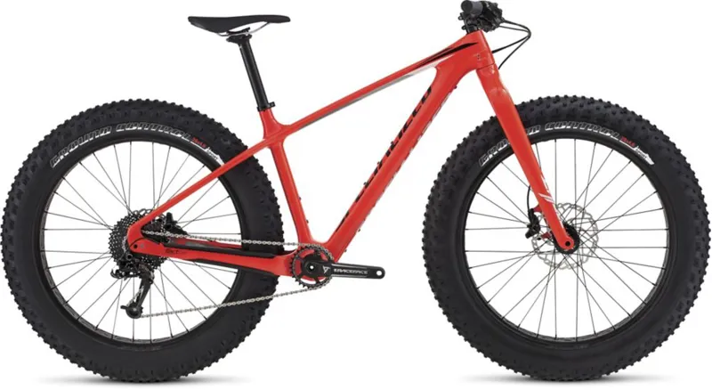 Specialized Fatboy Comp Carbon Gloss Rocket Red/Black/Grey Fade