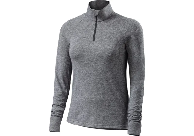 Specialized Womens Shasta Longe Sleeve Top Carbon Heather