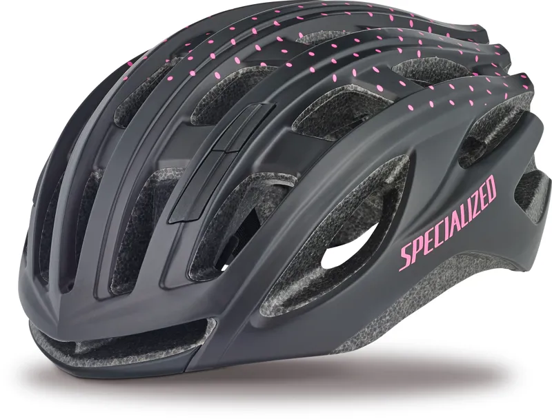 Specialized Propero 3 Helmet 2018 Matte Black Pink Dots