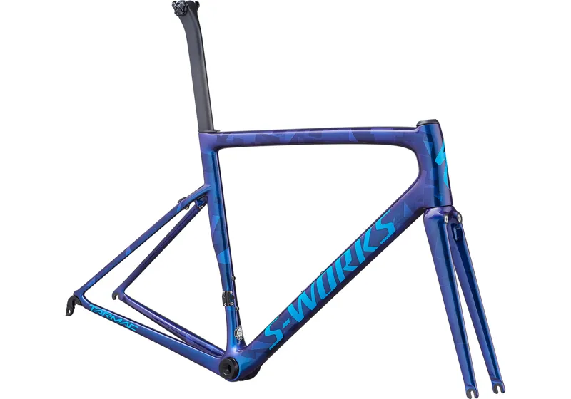 S-Works Tarmac Rim Brake 2019 Framset Gloss Chameleon/Cyan Blue