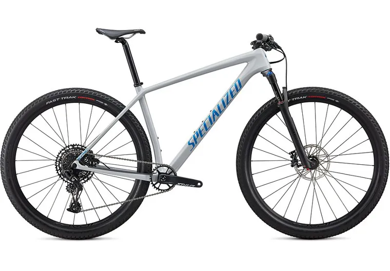 2020 Specialized Epic Hardtail Comp in Dove Grey and Pro Blue