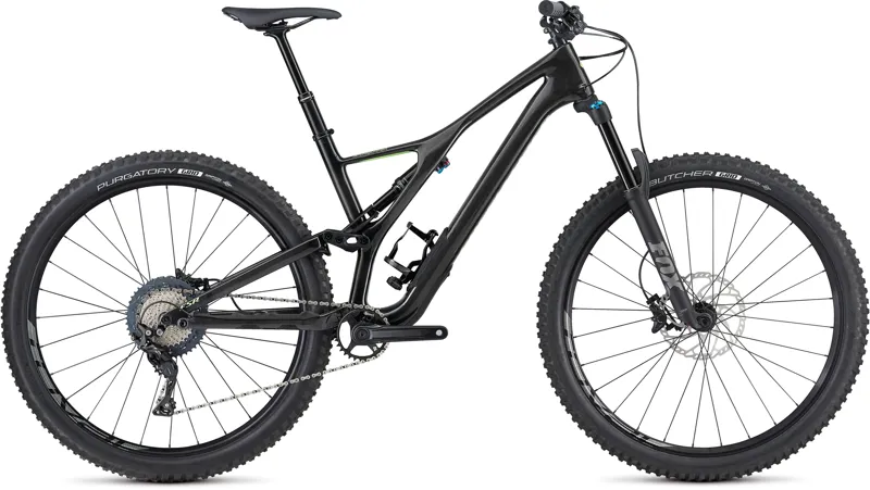 Specialized Mens 2018 Stumpjumper Comp Carbon 29 Gloss/Carbon/Green