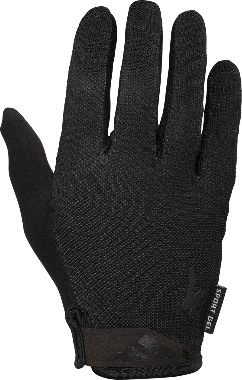 Specialized Womens BG Sport Gel Long Finger Gloves in Black