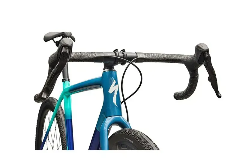 Specialized Crux Expert SRAM Rival XPLR AXS Gravel Bike in Grey Blue Lagoon-4