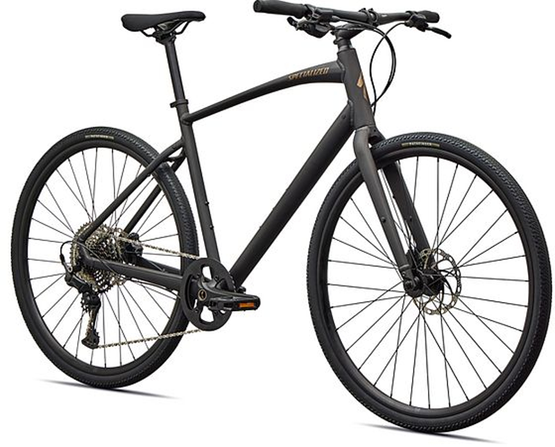 Specialized Sirrus X 3.0 Fitness Bike in Obsidian/Burnt Gold Frost-1