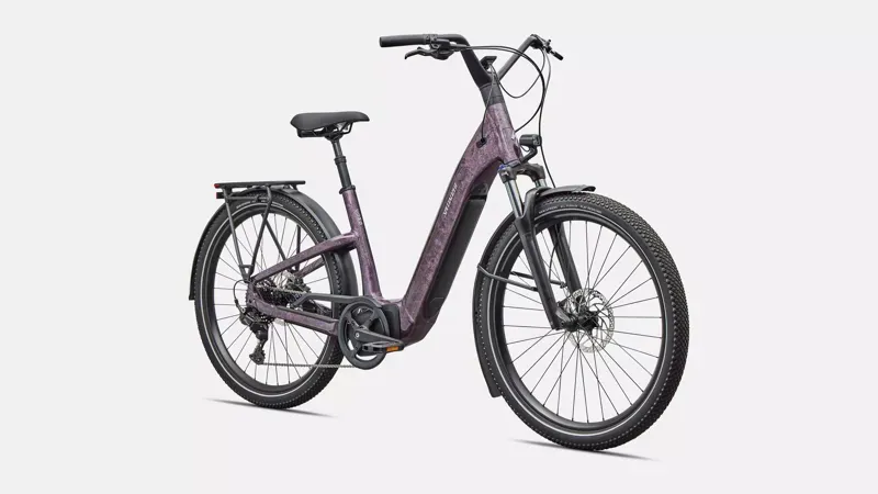Specialized Turbo Como 4.0 E-Hybrid Bike in Gloss Nebula Quartz Metallic Impasto-1