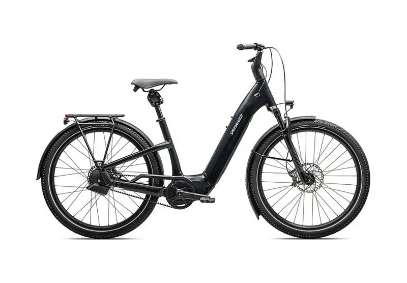 Specialized Turbo Como 5.0 IGH E-Hybrid Bike in Gloss Cast Black/Satin Silver Reflective