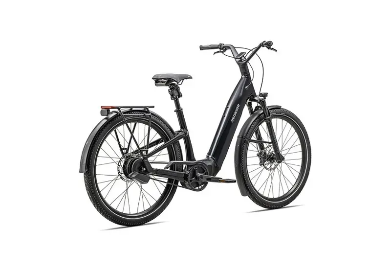 Specialized Turbo Como 5.0 IGH E-Hybrid Bike in Gloss Cast Black/Satin Silver Reflective-2