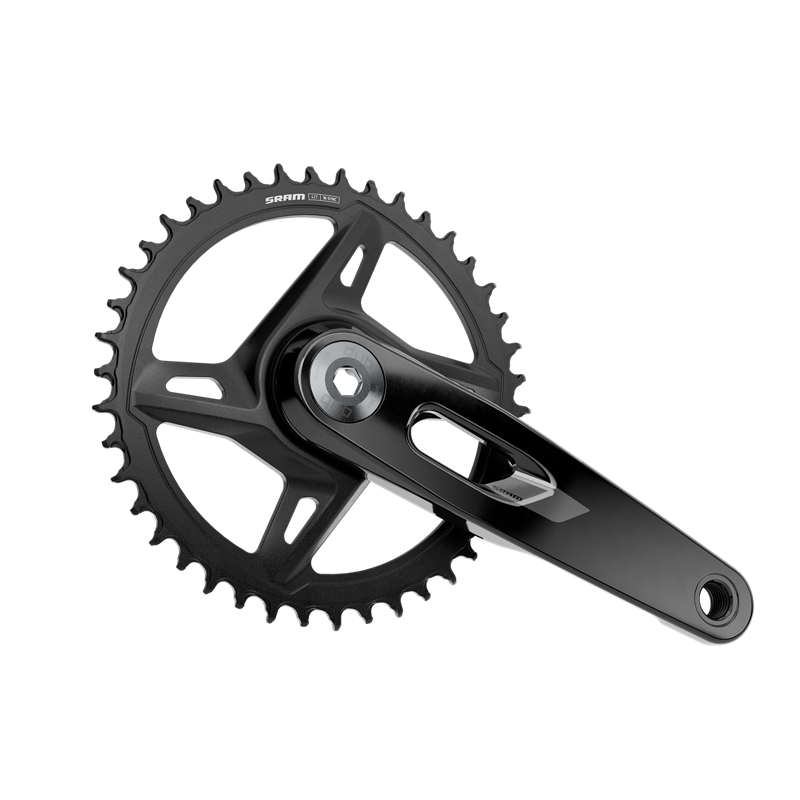 SRAM Rival 1x E1 XPLR Dub Wide DM 42-tooth Crankset w/o BB in Black-2