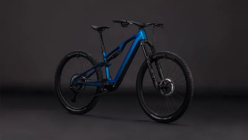 Cube AMS Hybrid one44 c:68x SLX 400x eMountain Bike in Nebula/Black-1