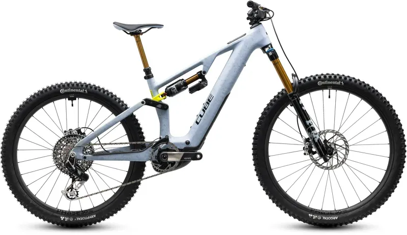 Cube AMS Hybrid 177 C:62 Super TM 600X eMountain Bike in Artichoke/Lime