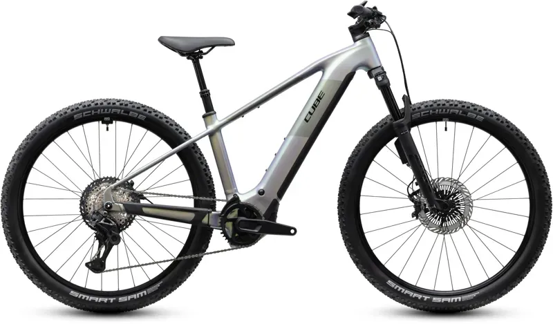 Cube Reaction Hybrid SLT 800 eMountain Bike in Kolibri/Crisscross