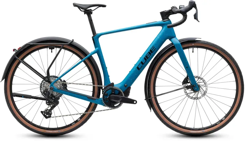 Cube Nuroad Hybrid C:62 EXC 400X FE eGravel Bike in Tropical Teal/Black