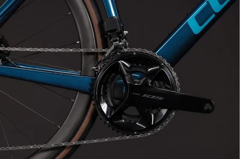 Cube Agree C:62 One Road Bike in Midnight Teal/Sea-9