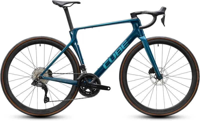 Cube Agree C:62 One Road Bike in Midnight Teal/Sea
