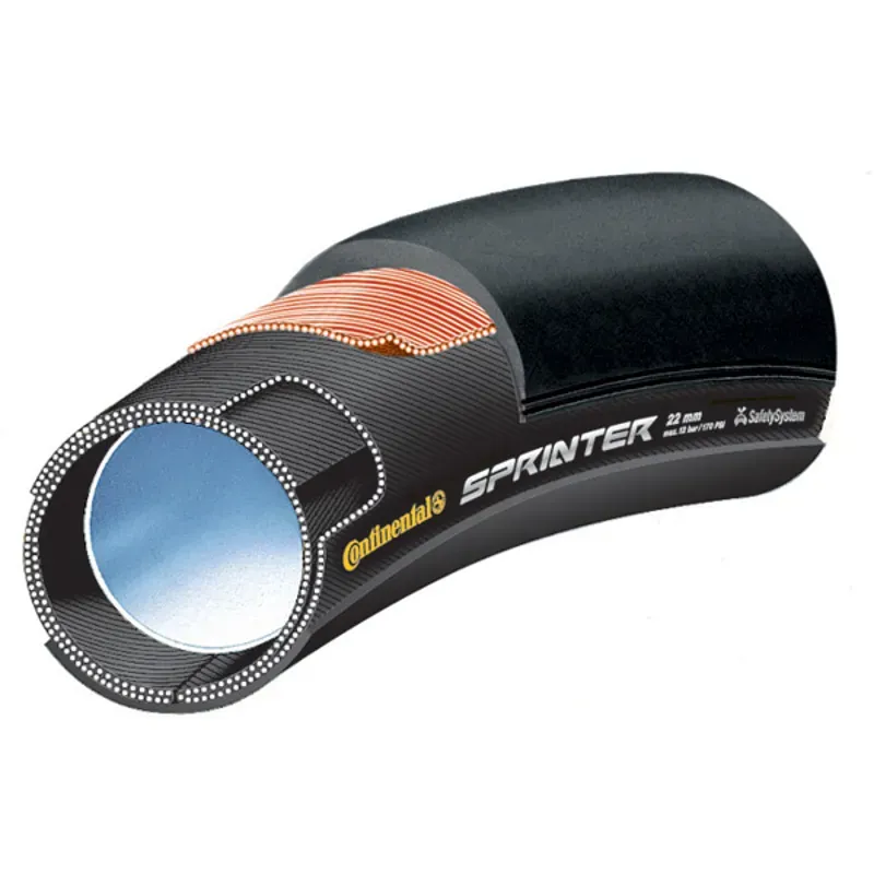 Continental Sprinter Tubular Road Bike Tyre