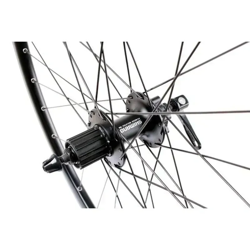 M Part Wheels 525BZL Cycl. 700c 32-hole 135mm QR Rear Wheel in Black-2
