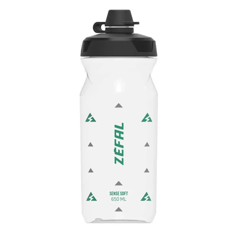 Zefal 22oz Sense Soft 65 No Mud Bottle in Clear