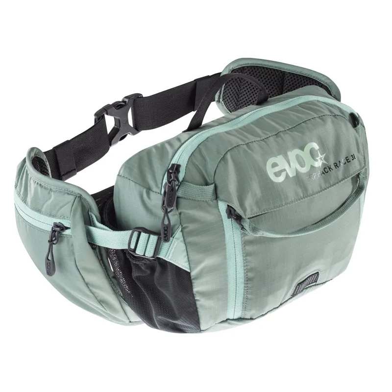 Evoc Hip Pack Race 3L Hydration Pack with 1.5L Bladder in Olive